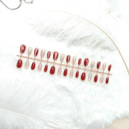 Luxury color shimmer faux nails Acalora