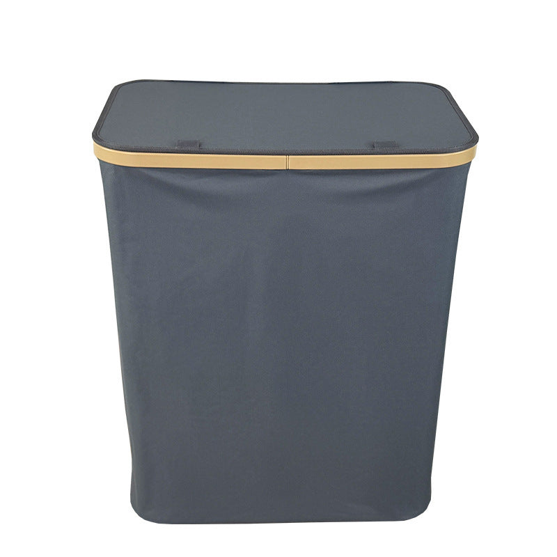 Modern laundry basket with removable lid and carrying handles Acalora