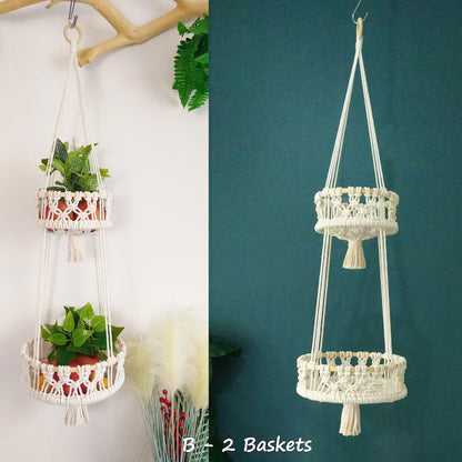 Hanging Macrame Plant Holder Acalora