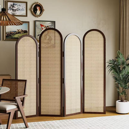 Elegant Rattan Room Divider Acalora