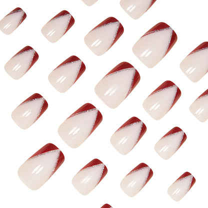 Decorative Stiletto Press-On Nail Art Set Acalora