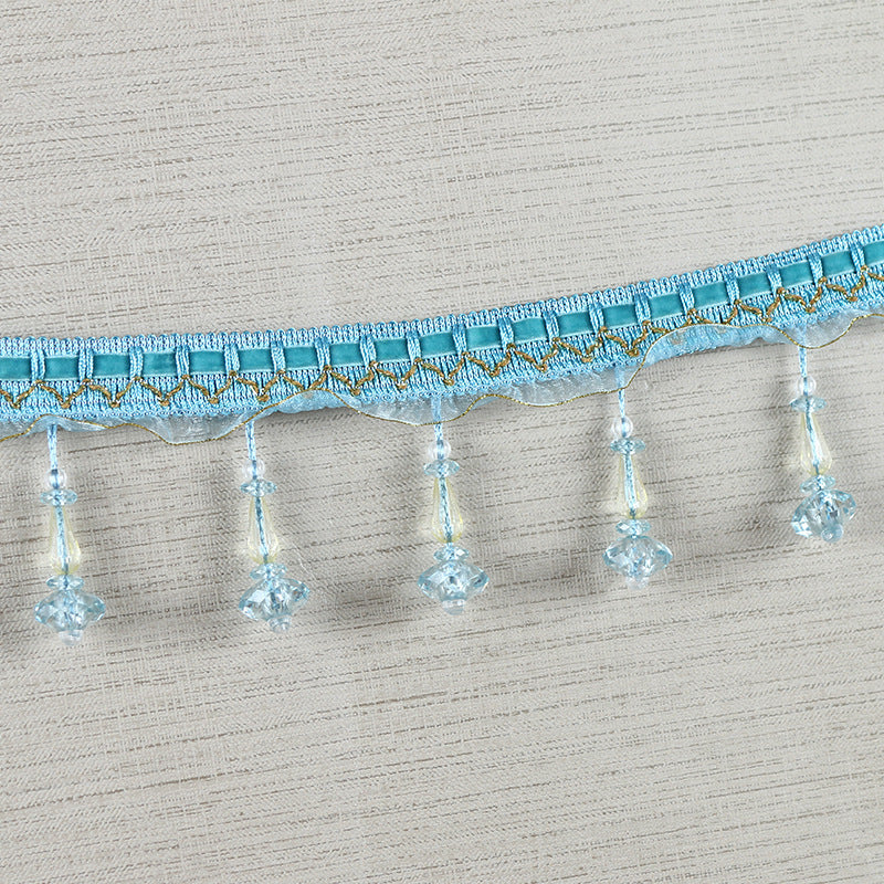 Decorative lace trim with pearls Acalora