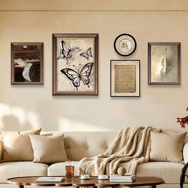 Elegant Butterfly Theme Wall Decoration Set