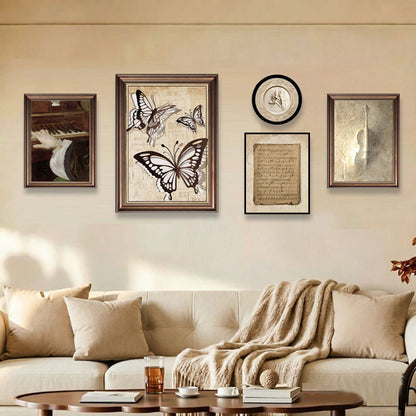 Elegant Butterfly Theme Wall Decoration Set