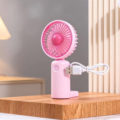 Women's Portable Table Fan with Multi-Speed Control and USB Port Karnz