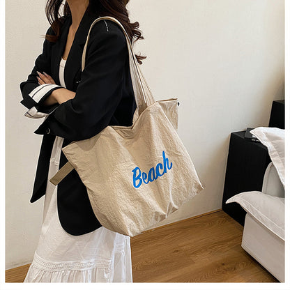 Spacious Canvas Tote Bag Acalora