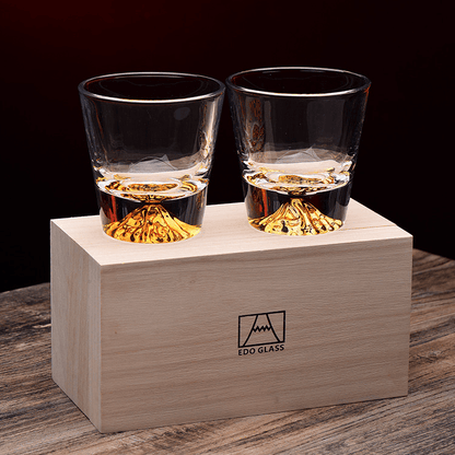 Japanese Mount Fuji Whisky Glass Sets | Karnz