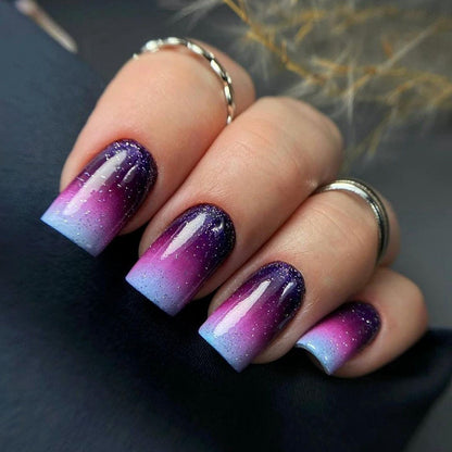 Acrylic nails with luxurious ombre effect Acalora