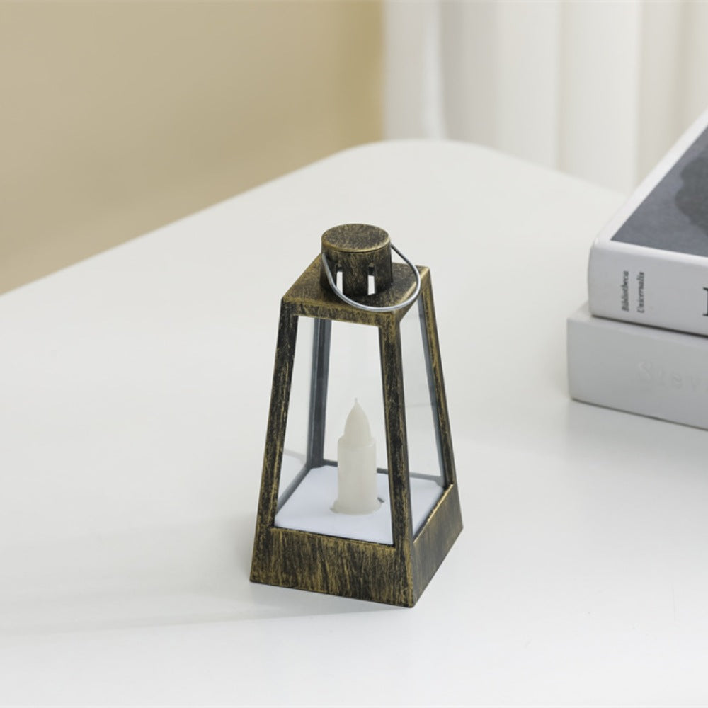 Decorative Battery-Operated Tabletop Candle Lantern Acalora