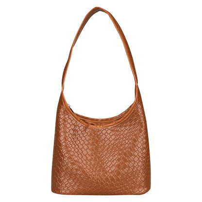 Textured Woven Hobo Bag Acalora