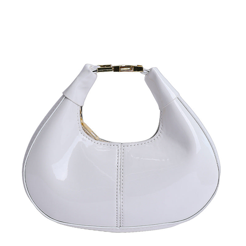 Glossy Patent Leather Evening Handbag Acalora