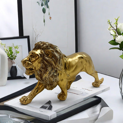 Decorative lion figurine in modern style Acalora