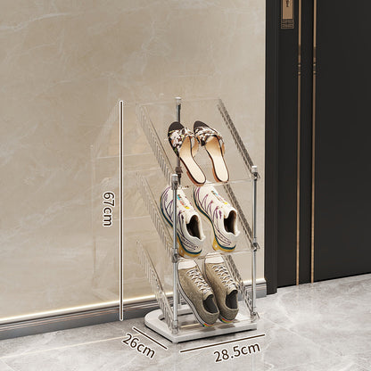 Shoe rack with transparent design Acalora