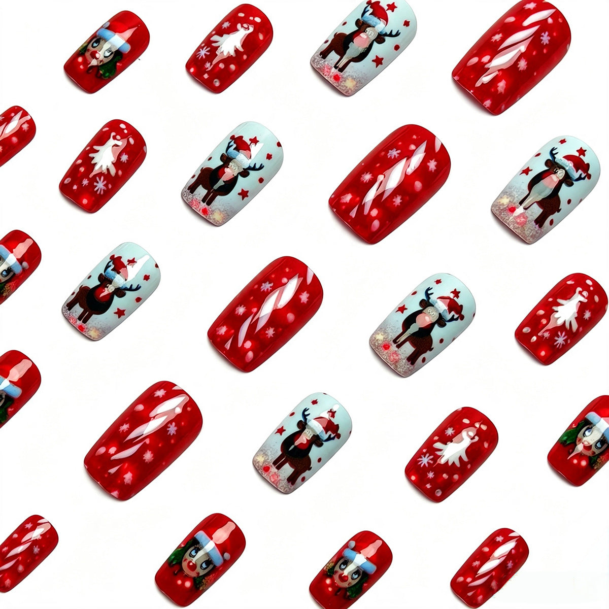 Creative Festive Character Nail Art Acalora