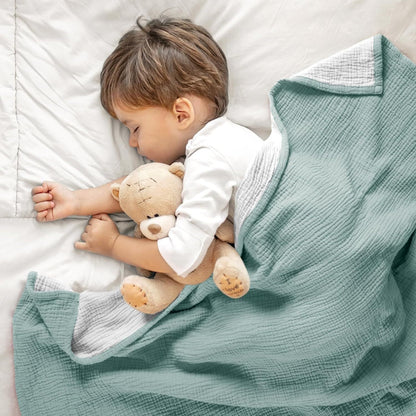 Ultra-Soft Reversible Muslin Throw Blanket
