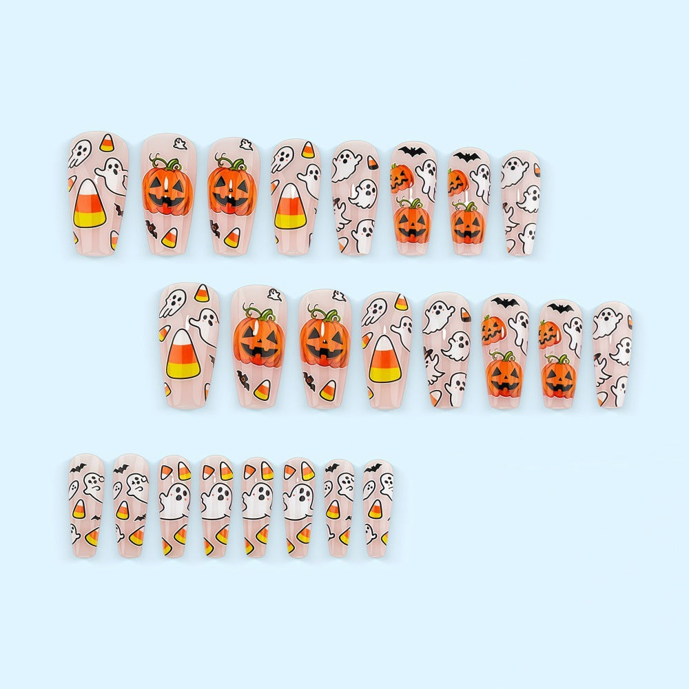 Artificial nails in festive Halloween design Acalora 1788232771
