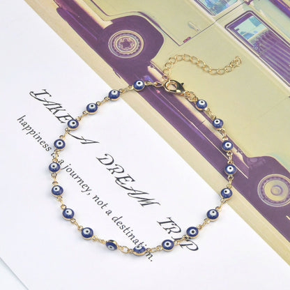 Colorful Beaded Ankle Bracelet Acalora