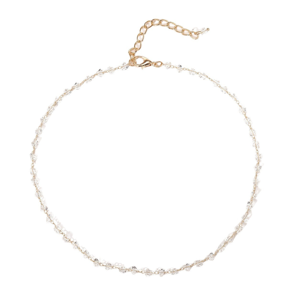 Elegant Pearl and Chain Anklet Acalora