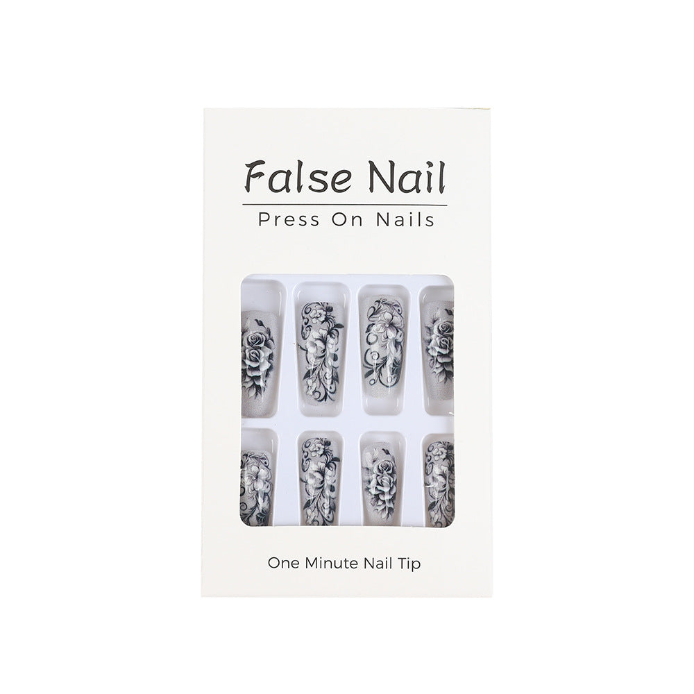 Artificial nails with floral designs Acalora