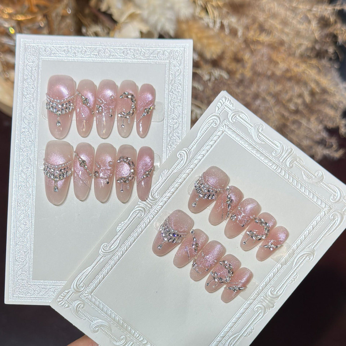 Artistic Stiletto Nail Art Design Acalora