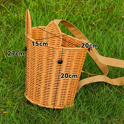 Handcrafted Woven Utility Basket Acalora