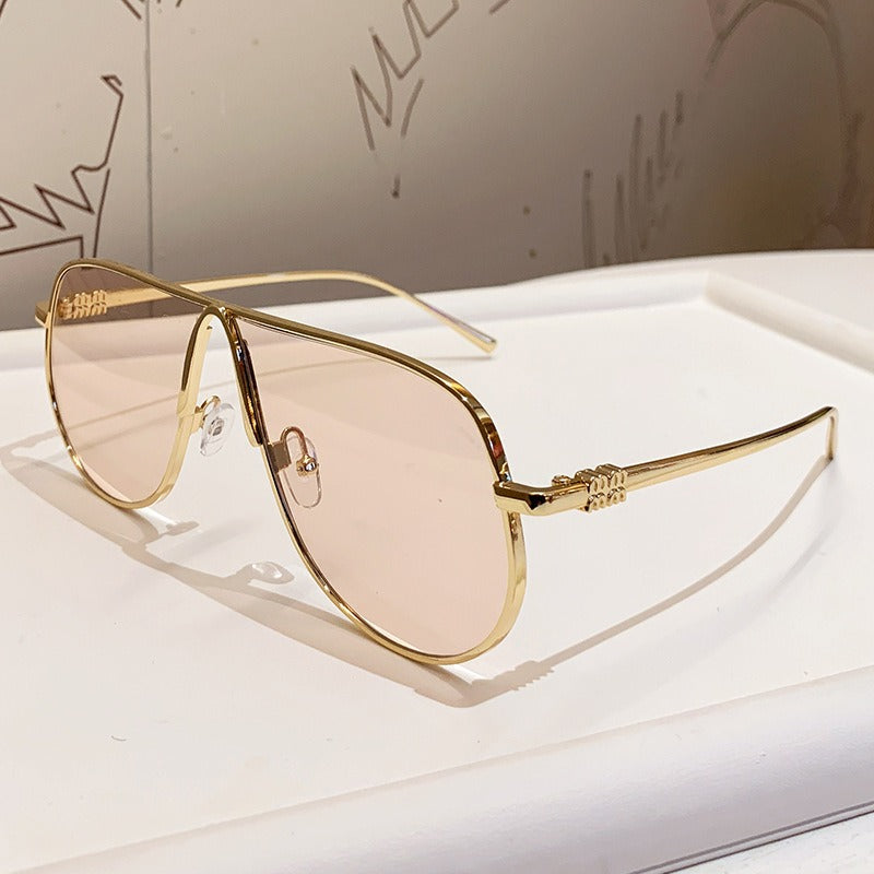 Men's Luxurious Oversized Aviator Sunglasses Bowlift