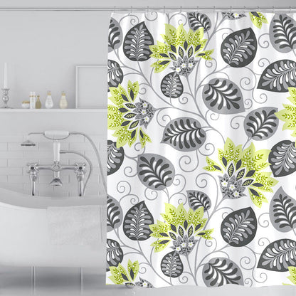 Elegant Floral Shower Curtain