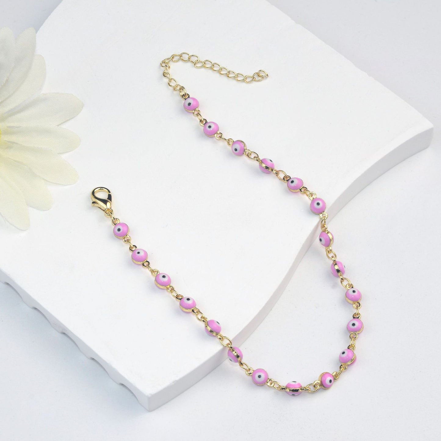 Decorative Eye Charm Anklet Acalora