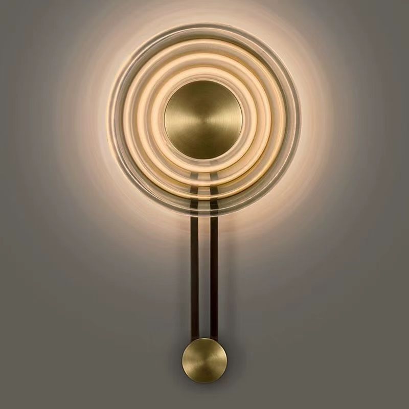 Modern Circular Wall Light with Adjustable Glow