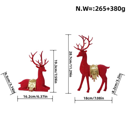 Elegant decorative figure of a majestic red deer Acalora