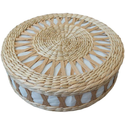 Handcrafted Pouf in Boho Style Acalora