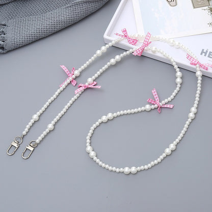 Elegant Pearl and Chain Necklace Acalora