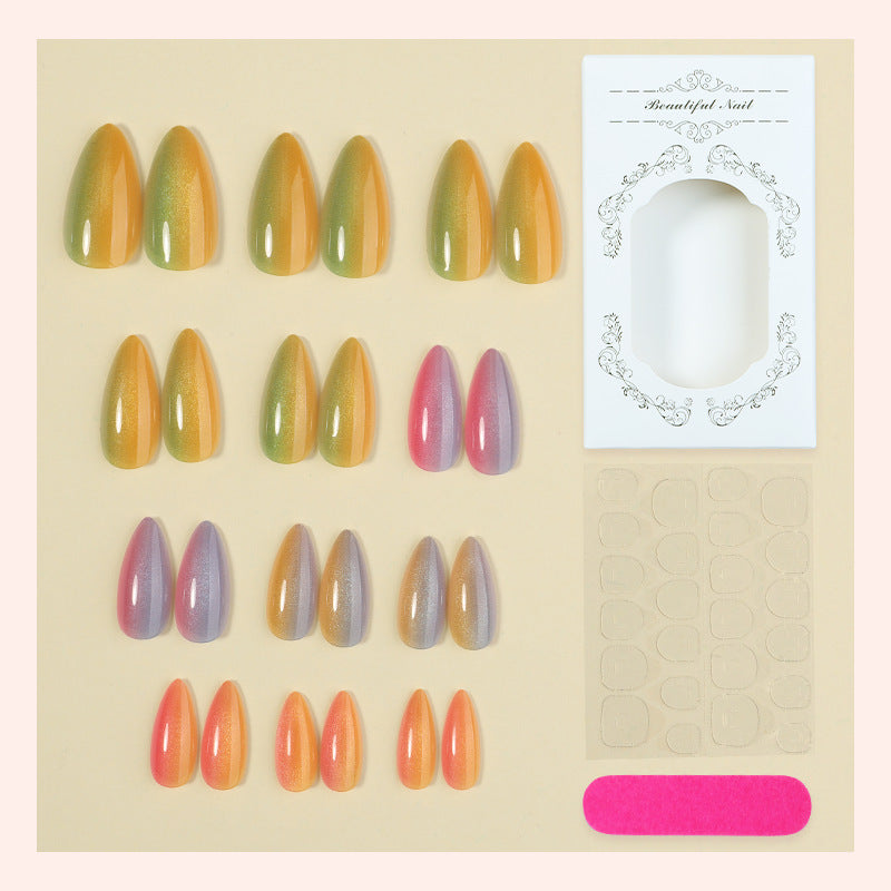 Gradient Tip Press-On Nails Acalora