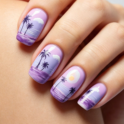Artistic Ocean-Inspired Nail Art Tips Acalora
