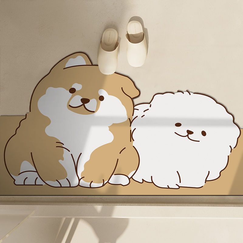 Cute Penguin-Themed Bath Mat