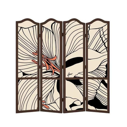 Flower Motif Room Divider Acalora