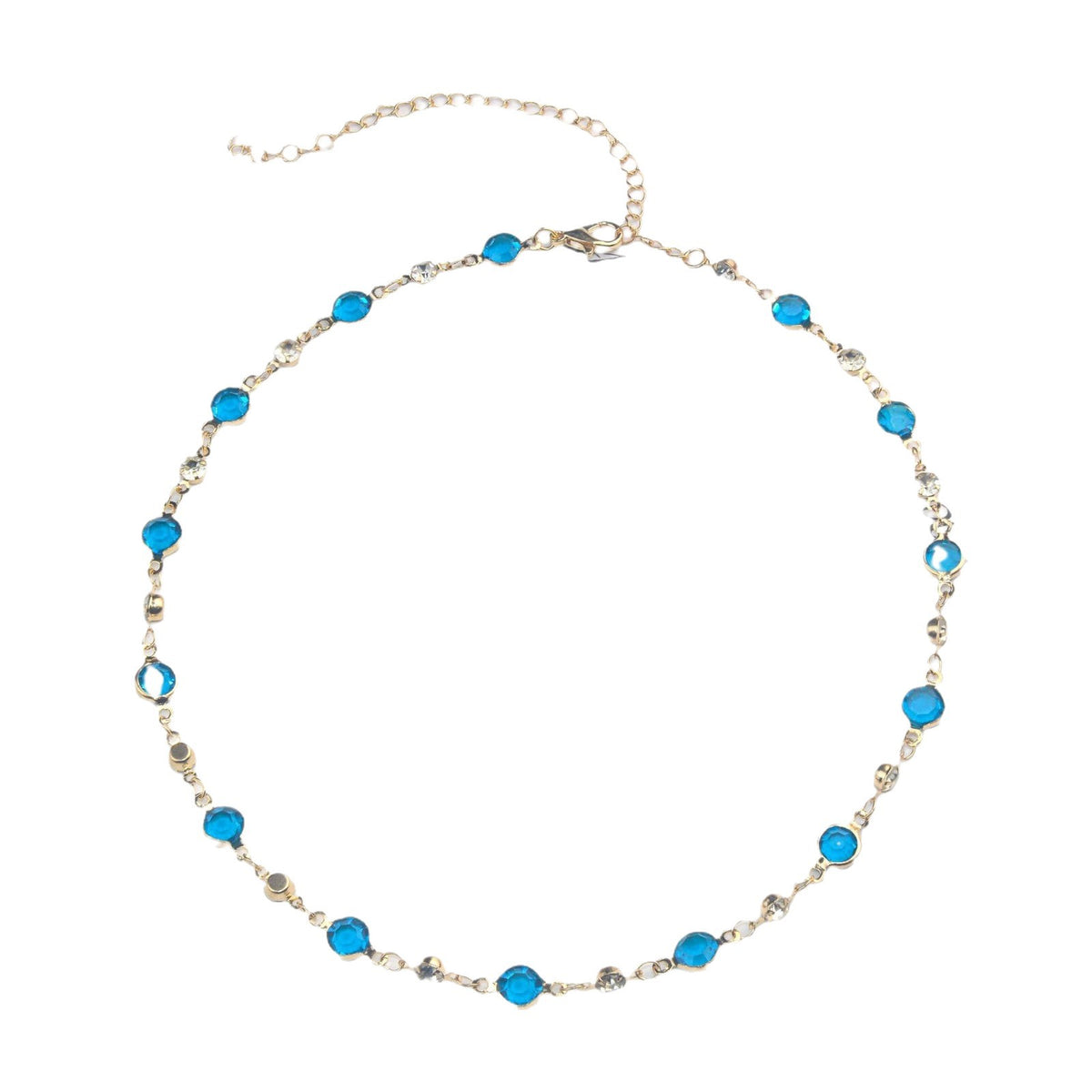 Elegant Stone Rhinestone Necklace Acalora