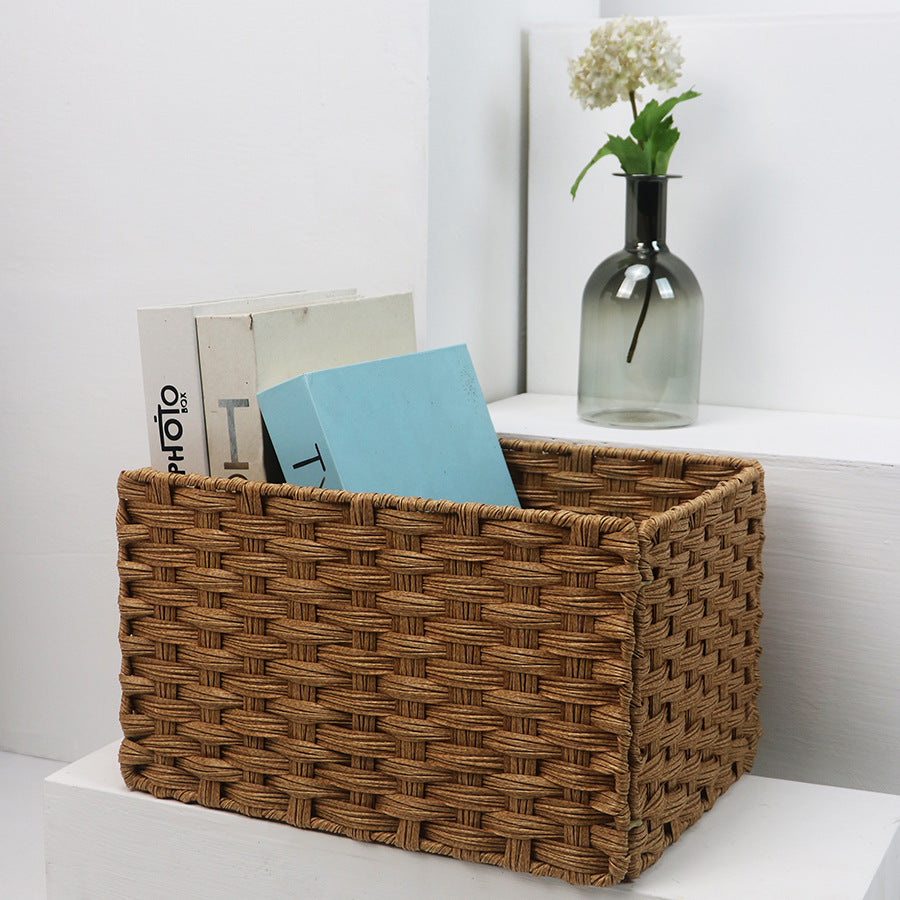 Woven Organizational Storage Bin Acalora
