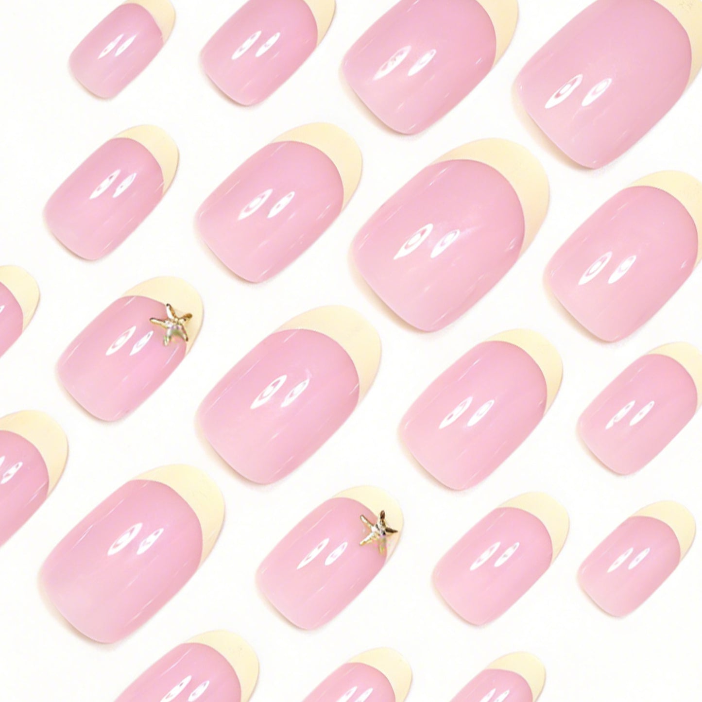 Elegant Starfish Accent Nail Art Set Acalora