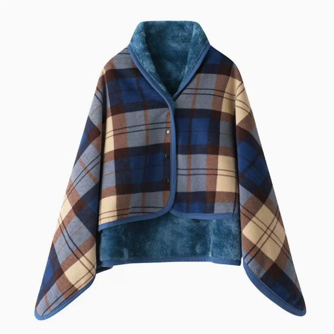 Ladies elegant warmkeeping poncho blanket Bowlift