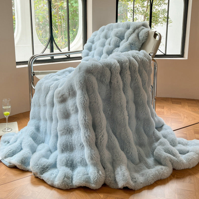 Luxurious Textured Soft Throw Blanket
