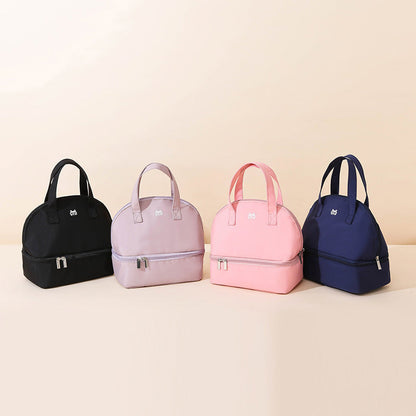Women's Insulated Lunch Bag with Double Compartment Design Bowlift