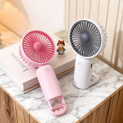Women's Portable Table Fan with Multi-Speed Control and USB Port Karnz