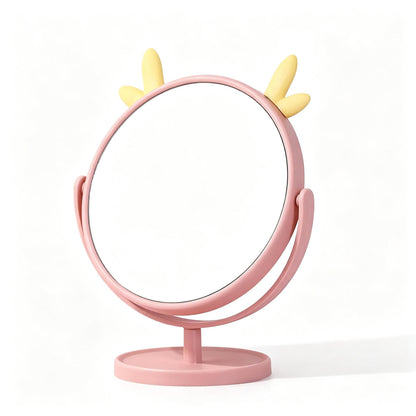 Cute Bunny-Themed Tabletop Mirror