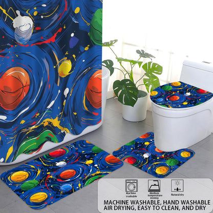 Creative Universe-Themed Bathroom Set