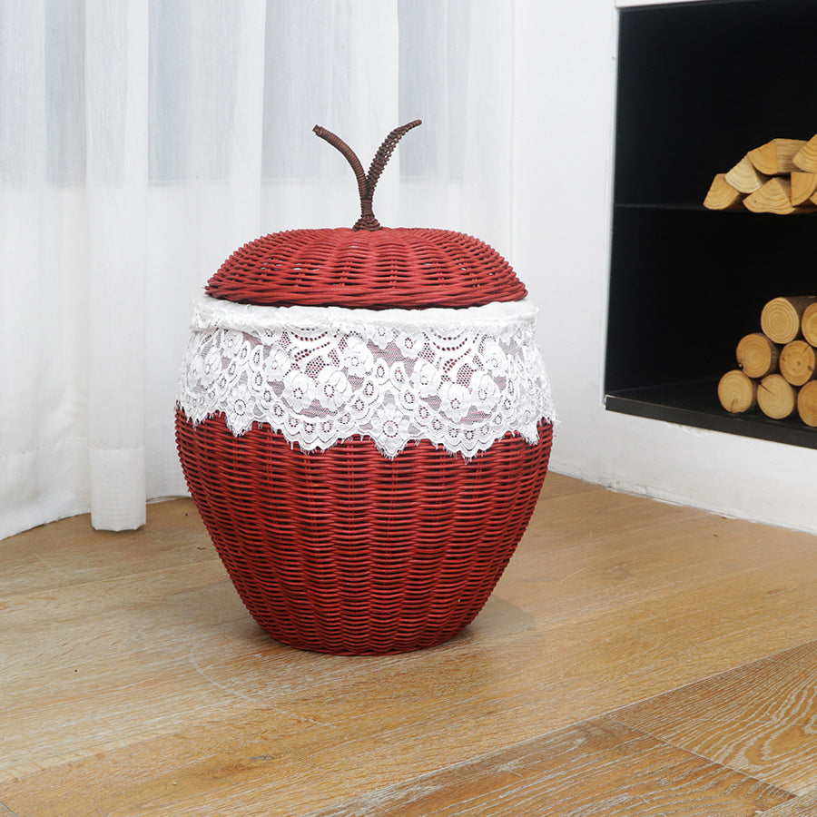 Decorative Woven Storage Container with Lid Acalora