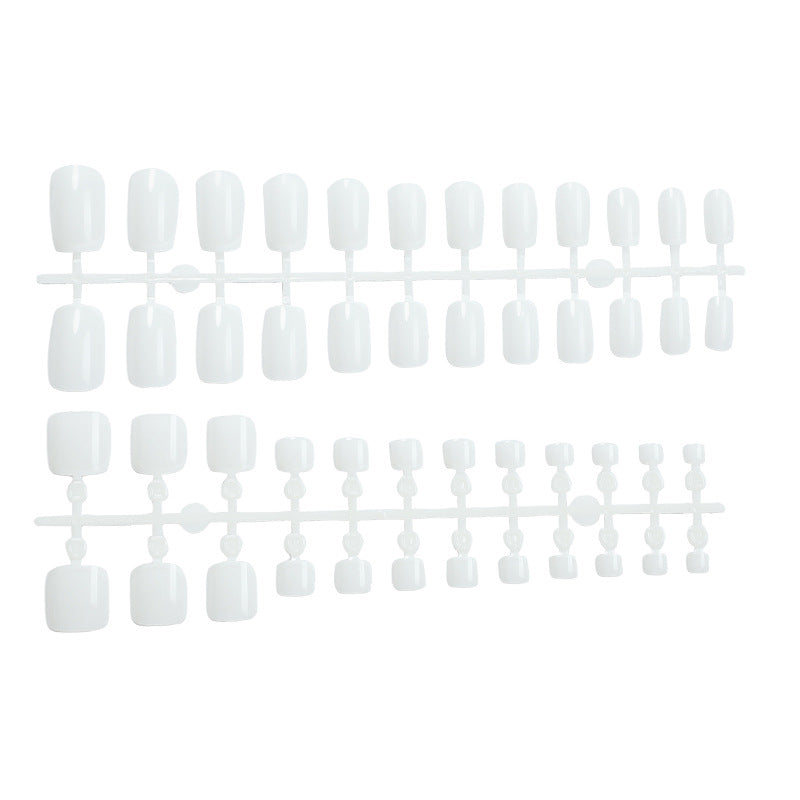 Premium Gel Press-On Nail Set with Elegant French Tip Design Acalora