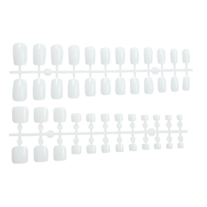 Premium Gel Press-On Nail Set with Elegant French Tip Design Acalora