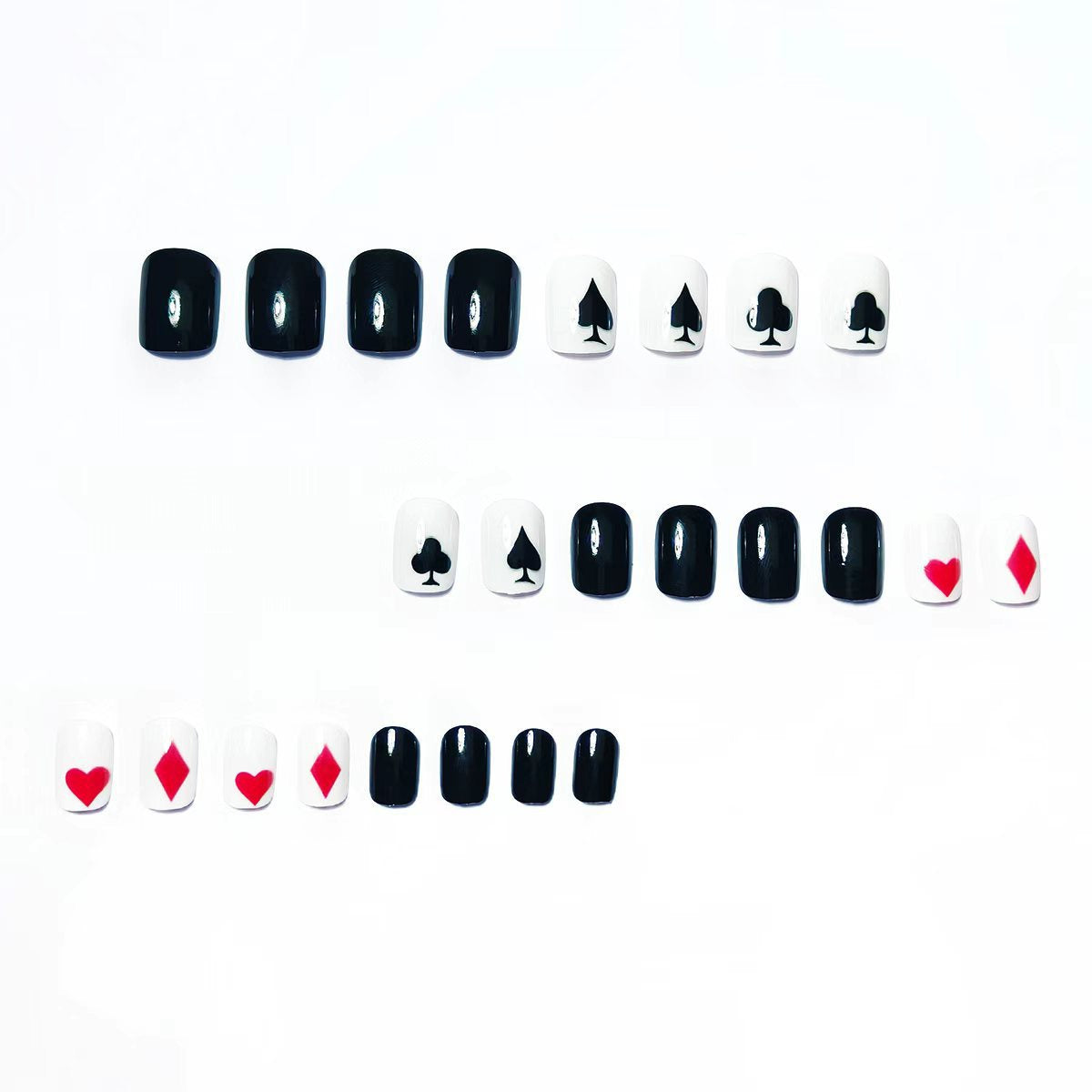 Playing Card-Themed Nail Art Acalora