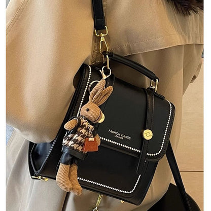 Vintage-Inspired Structured Crossbody Bag Acalora